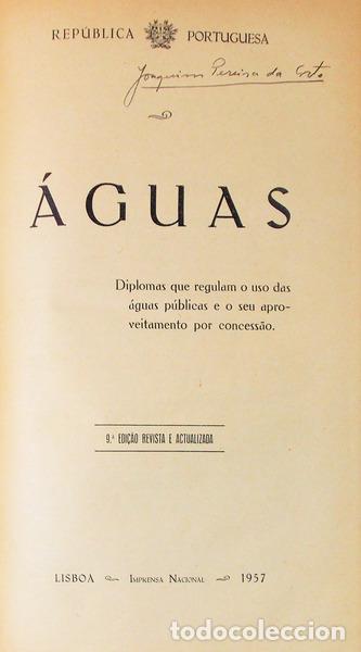 Libros antiguos: &Aacute;GUAS. - Foto 2