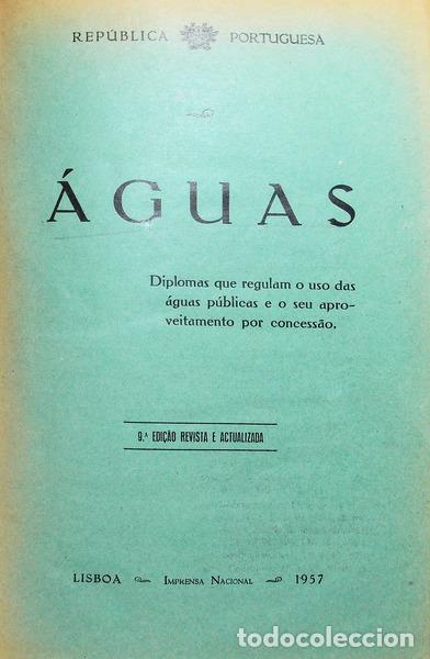 Libros antiguos: &Aacute;GUAS. - Foto 1