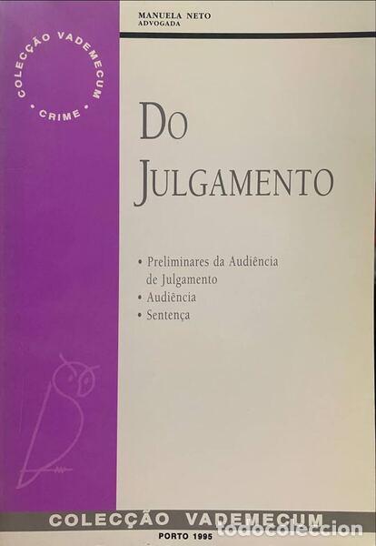 Libros antiguos: NETO. (Manuela) - DO JULGAMENTO. - Foto 1