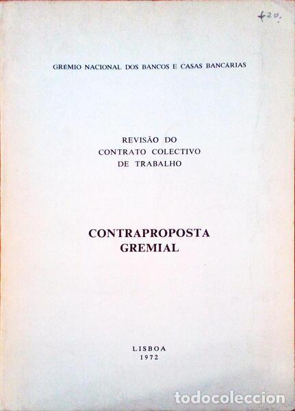 Libros antiguos: CONTRAPROPOSTA GREMIAL. - Foto 1