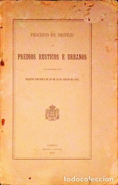 Libros antiguos: PROCESSO DE DESPEJO DE PREDIOS RUSTICOS E URBANOS. - Foto 1