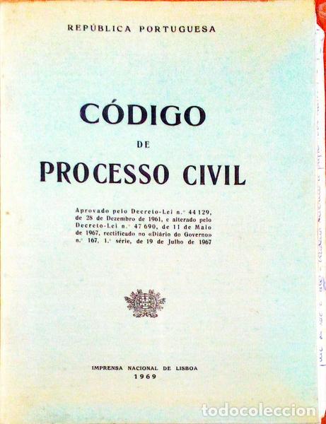 Libros antiguos: C&Oacute;DIGO DE PROCESSO CIVIL. - Foto 1