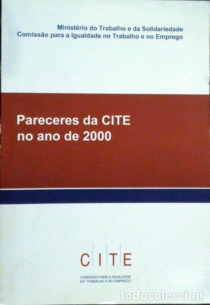 Libros antiguos: PARECERES DA CITE NO ANO DE 2000. - Foto 1