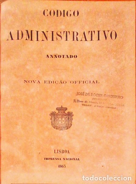 Libros antiguos: C&Oacute;DIGO ADMINISTRATIVO ANNOTADO. - Foto 1