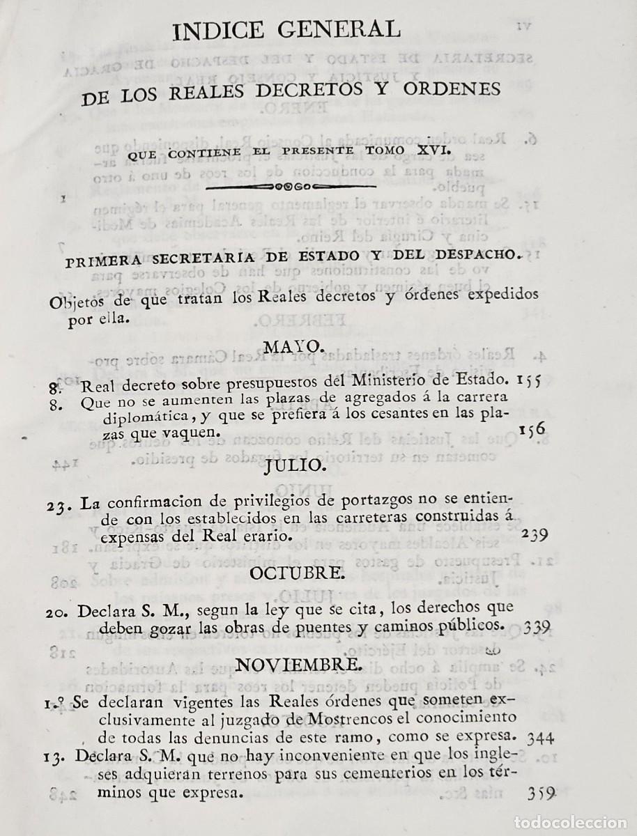 Libros antiguos: 1831-DECRETOS DEL REY N. S. DON FERNANDO VII-TOMO 16&ordm;-JOSEF MAR&Iacute;A DE NIEVA-MADRID IMPRENTA REAL 1832