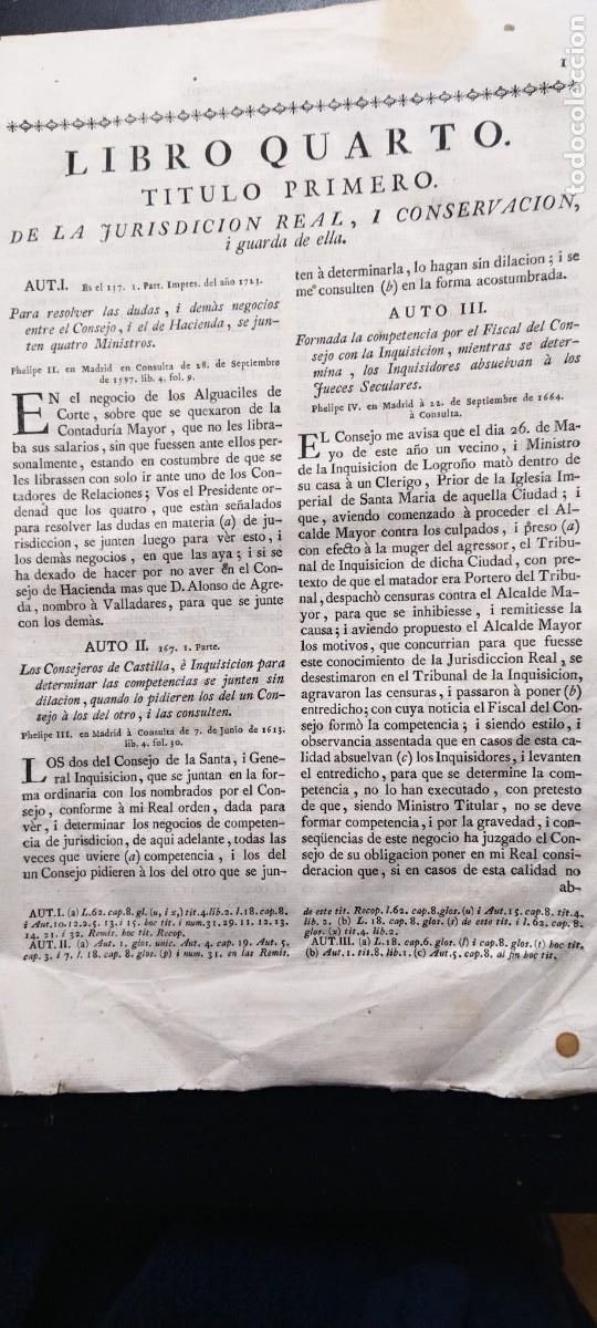Libros antiguos: LIBRO ANTIGUO DE JURISPRUDENCIA - Foto 7