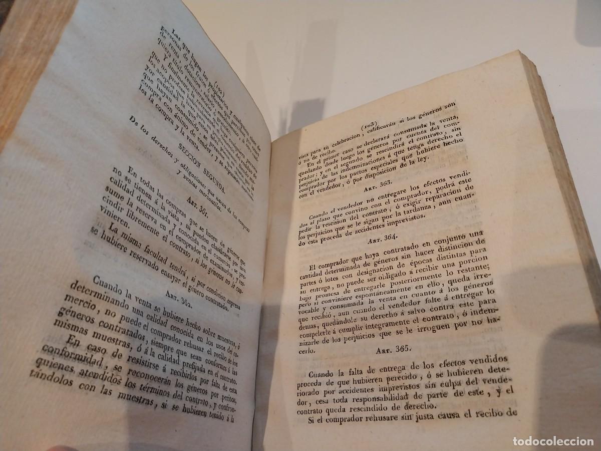 Libros antiguos: C&oacute;digo de Comercio Edici&oacute;n Oficial 1829 - Foto 6