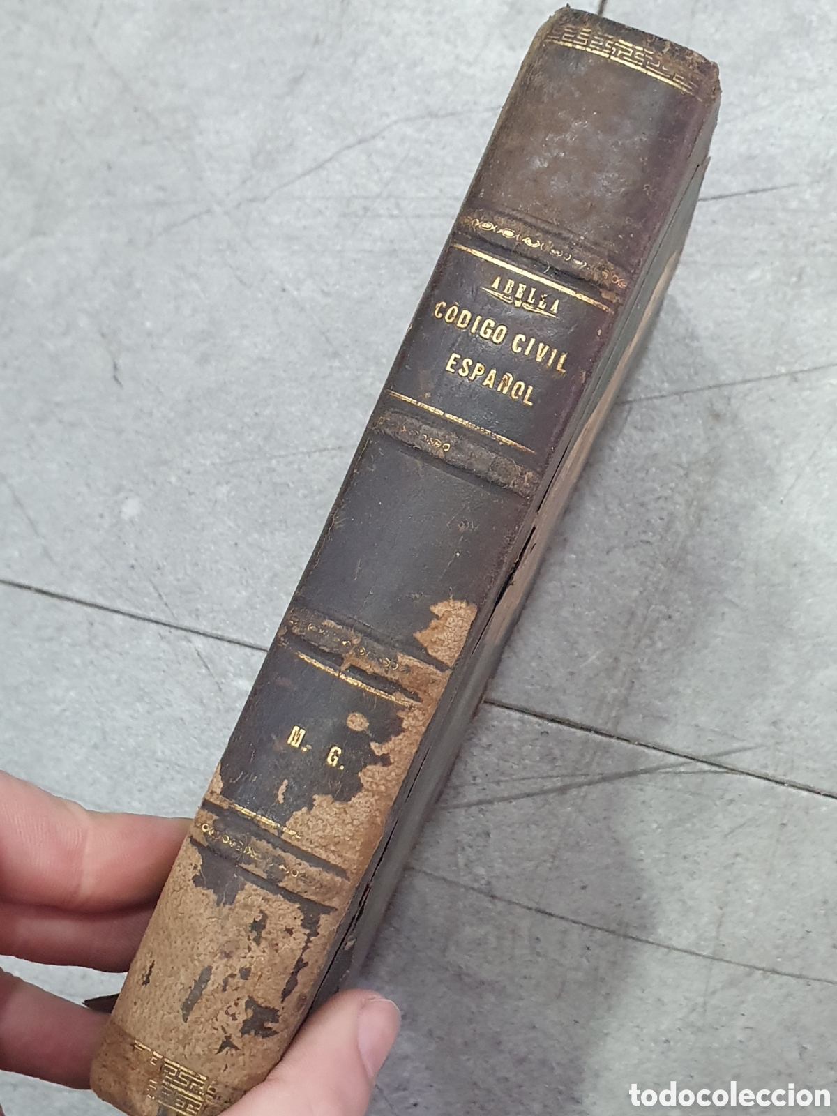 Antiquarische B&uuml;cher: C&oacute;digo Civil Espa&ntilde;ol. Joaqu&iacute;n Abella. 1888. (B)
