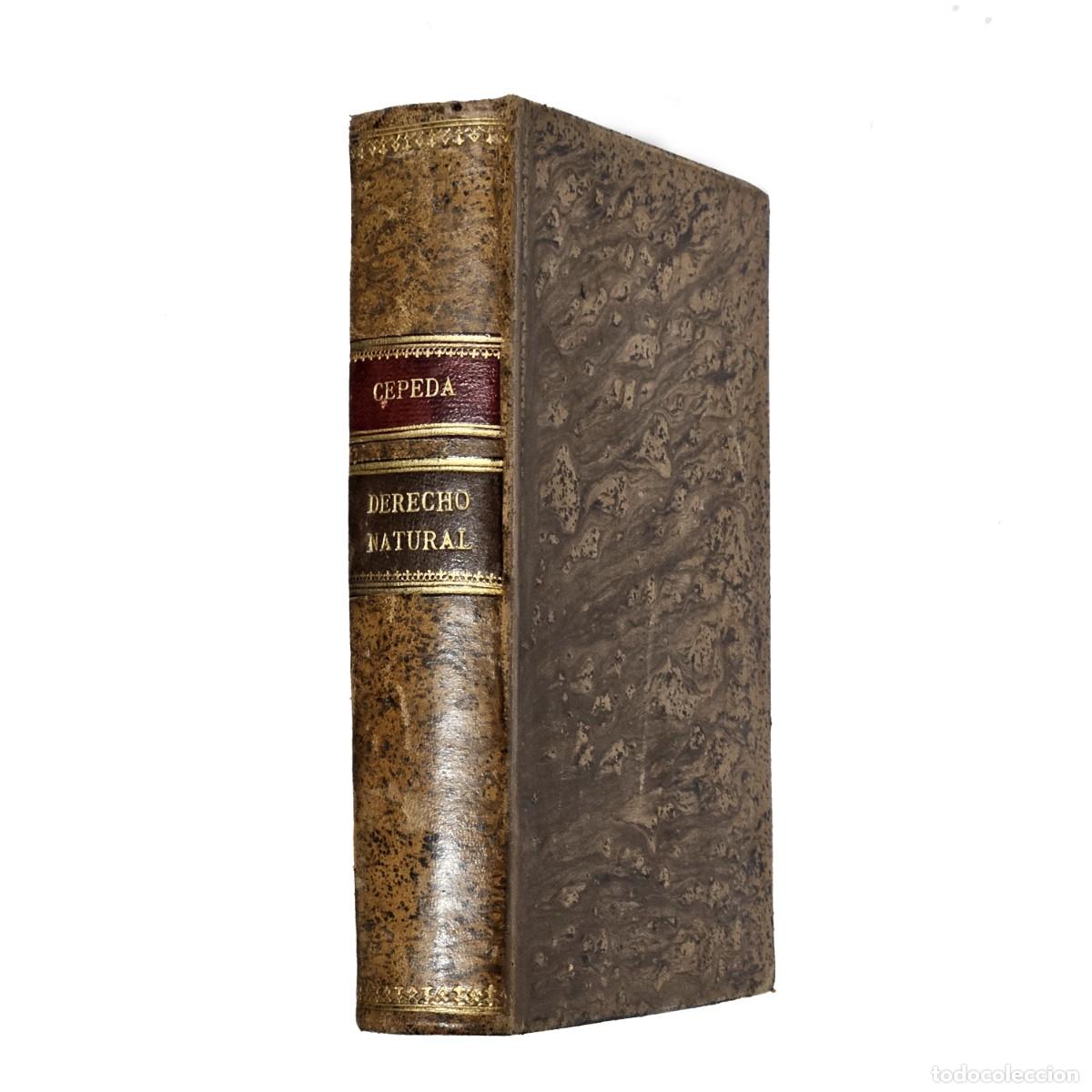 Antiquarische B&uuml;cher: 1893-ELEMENTOS DE DERECHO NATURAL - RODRIGUEZ DE CEPEDA RAFAEL-FEDERICO DOMENECH-VALENCIA-659 PAGS