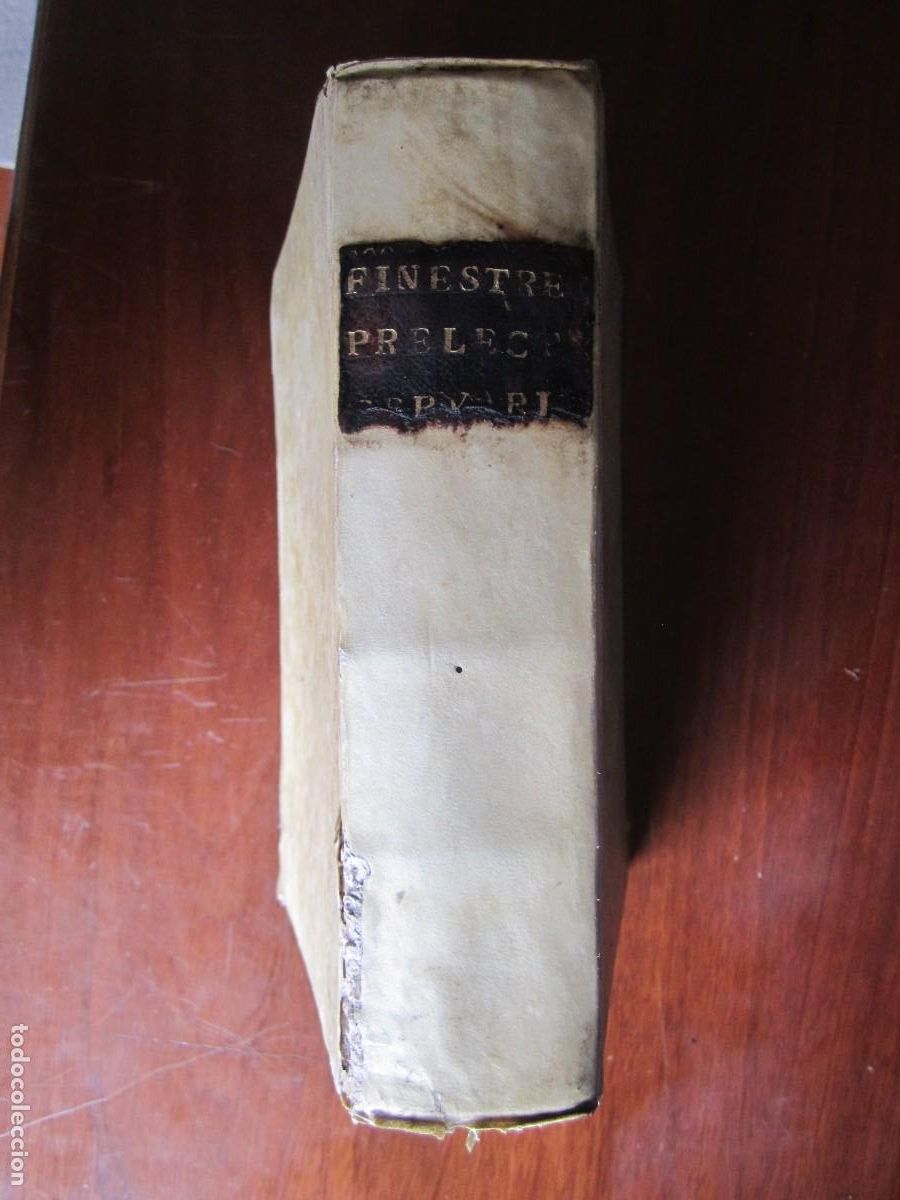 Libros antiguos: PRAELECTIONES CERVARIENSES -COMMENTARII ACADEMICI JOSEPHI FINESTRES ET DE MONSALVO 1750 CERVARIAE