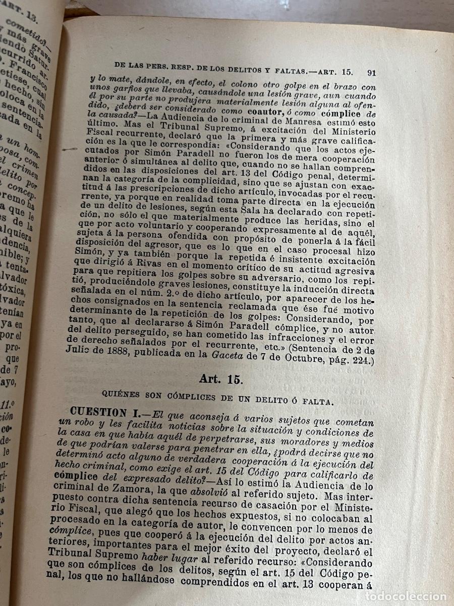 Libros antiguos: C&oacute;digo penal de 1870 - Foto 14