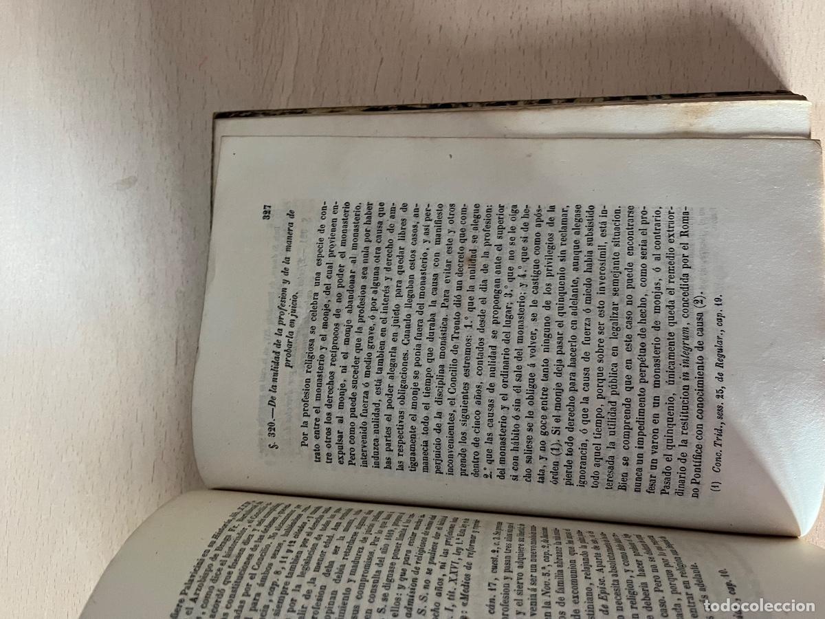 Libros antiguos: Derecho can&oacute;nico 1874 - Foto 4