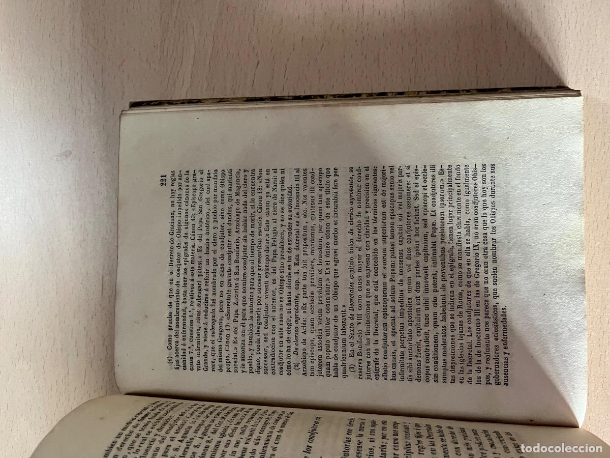 Libros antiguos: Derecho can&oacute;nico 1874 - Foto 5