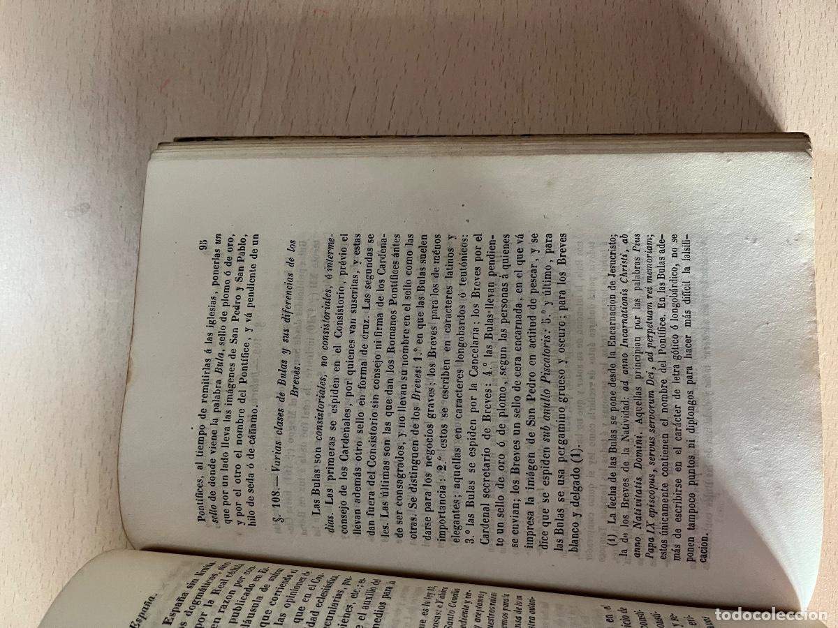 Libros antiguos: Derecho can&oacute;nico 1874 - Foto 6