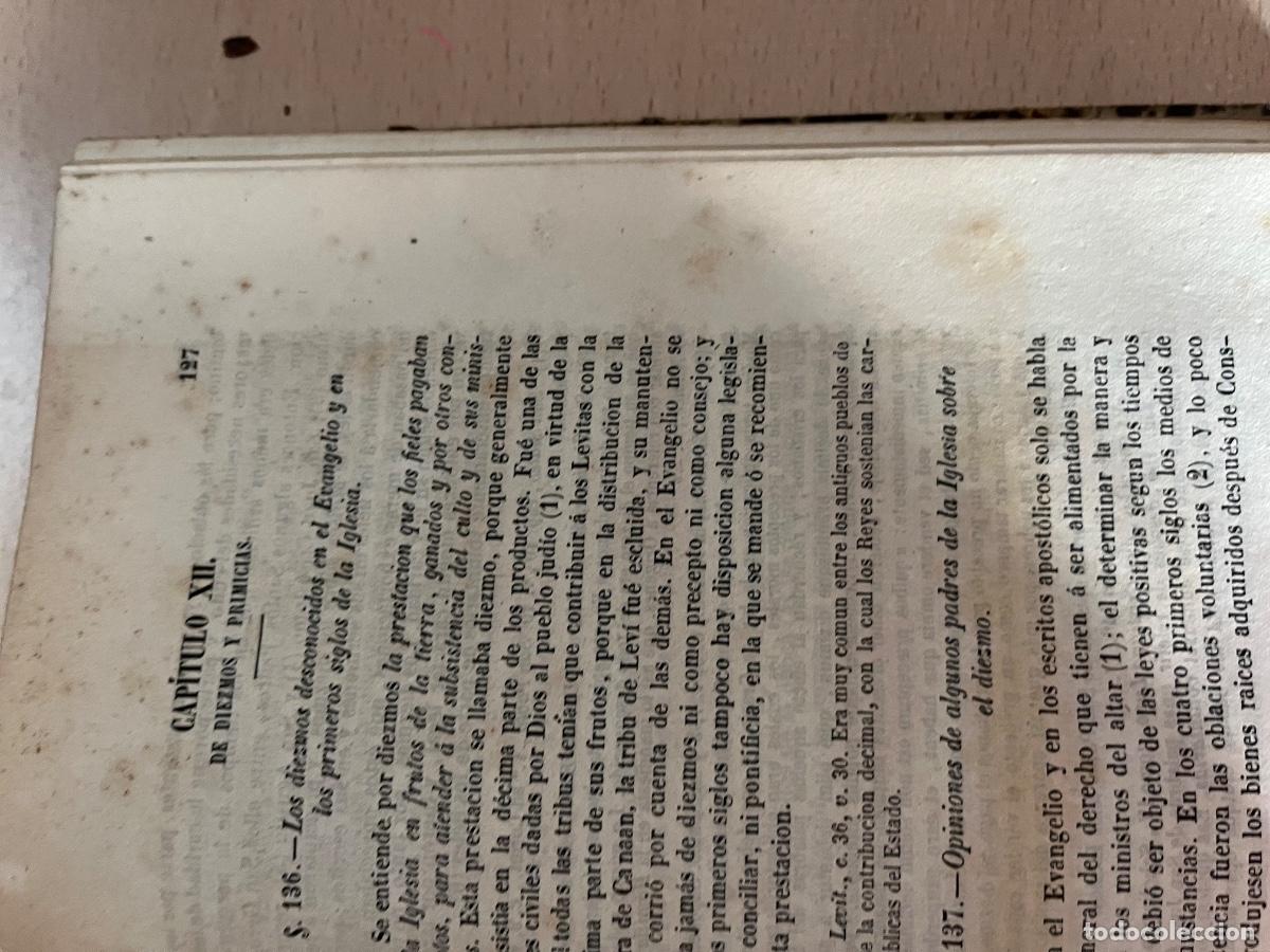 Libros antiguos: Derecho can&oacute;nico 1874 - Foto 9