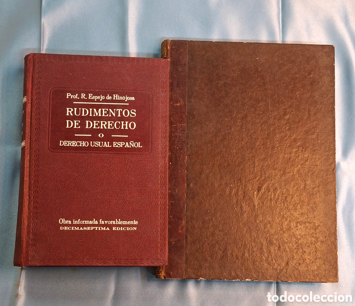 Libros antiguos: Lote de 2 libros jur&iacute;dicos antiguos &ndash; Ediciones originales (1846 y 1930)