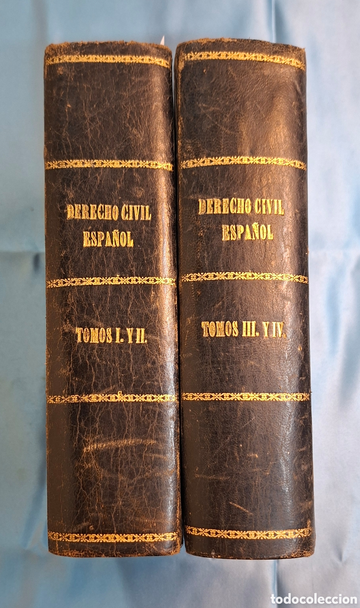 Libros antiguos: Derecho Civil Espa&ntilde;ol &mdash; Modesto Falc&oacute;n (Tomos I&ndash;IV, edici&oacute;n antigua)