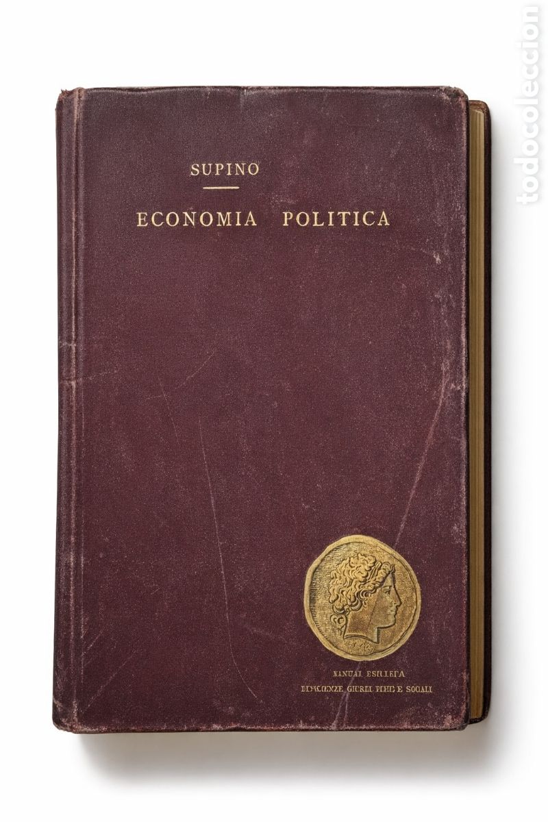 Libros antiguos: Camillo Supino &mdash; Principi di economia politica (Napoli, Luigi Pierro Editore, 1904)