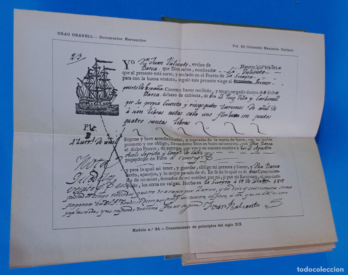 Libros antiguos: DOCUMENTOS MERCANTILES DE USO CORRIENTE Y DE F&Aacute;CIL TRANSMISI&Oacute;N - Foto 1