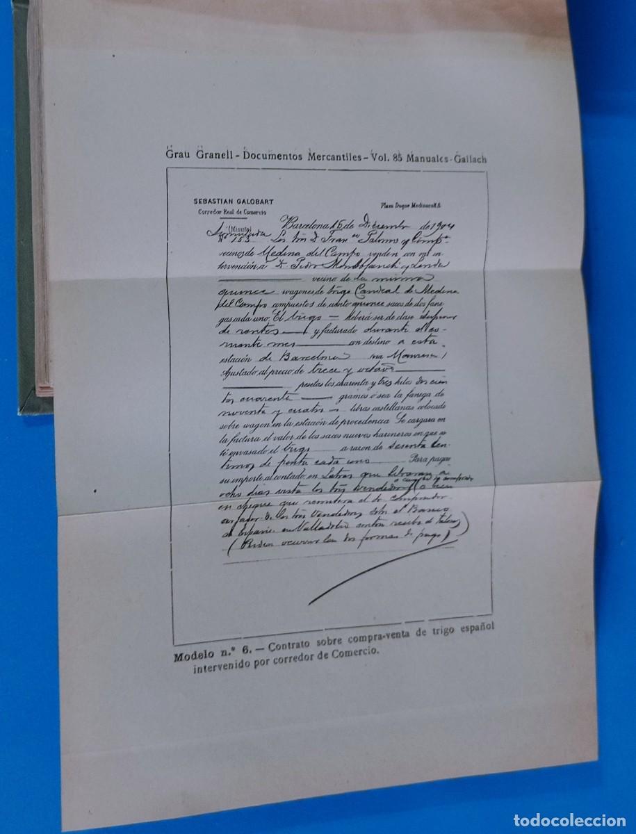 Libros antiguos: DOCUMENTOS MERCANTILES DE USO CORRIENTE Y DE F&Aacute;CIL TRANSMISI&Oacute;N - Foto 2