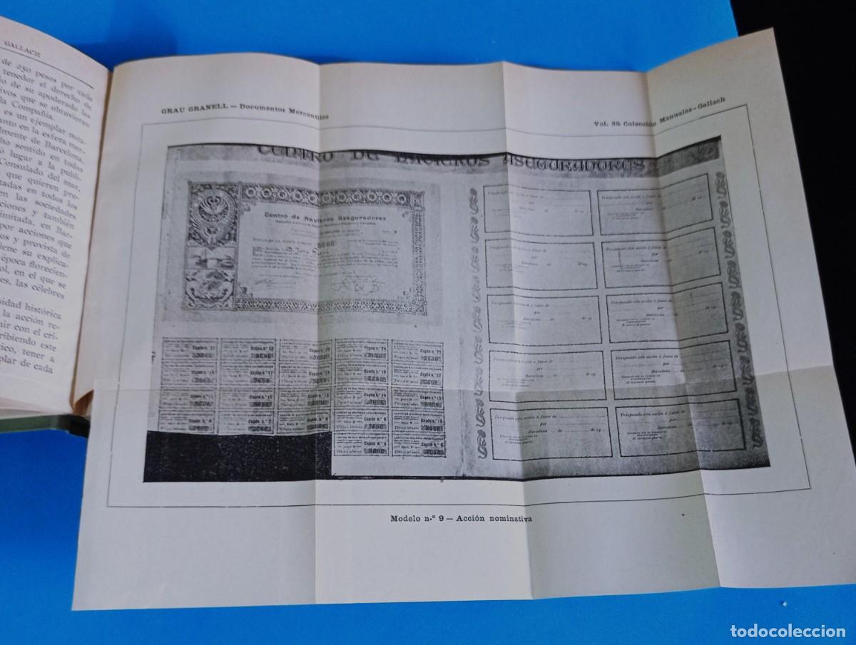 Libros antiguos: DOCUMENTOS MERCANTILES DE USO CORRIENTE Y DE F&Aacute;CIL TRANSMISI&Oacute;N - Foto 7