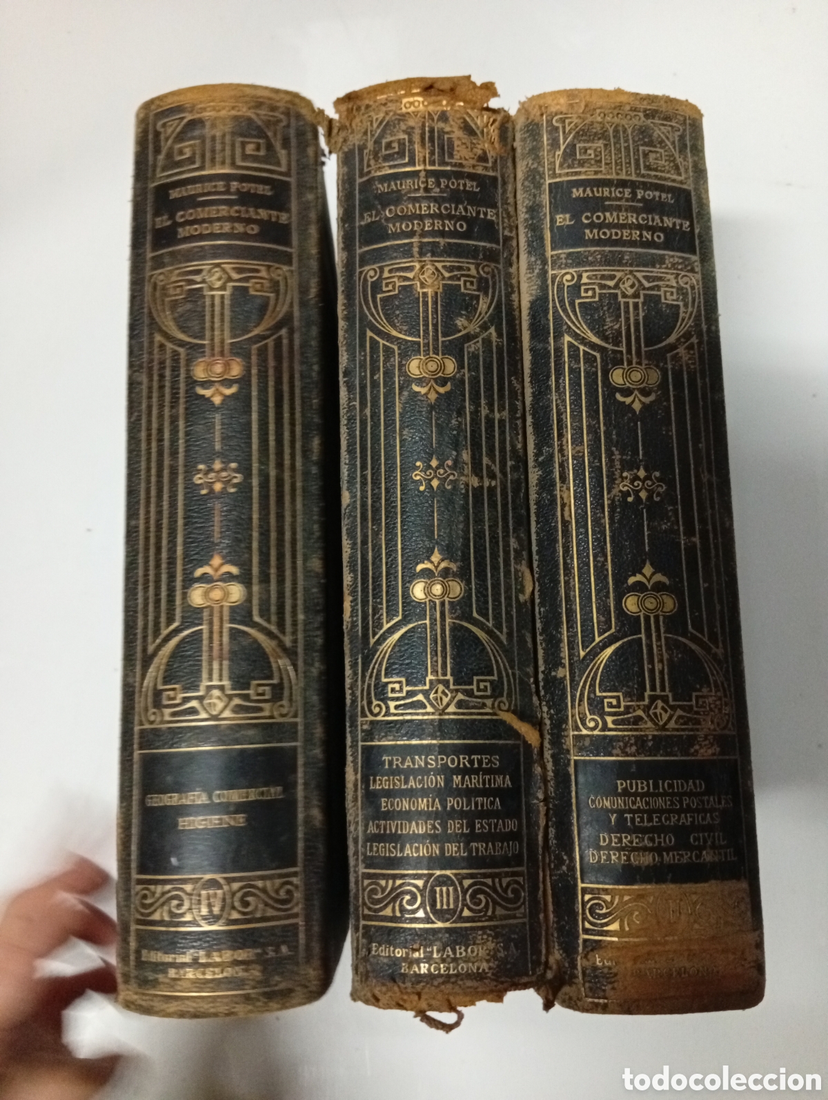 Libros antiguos: El Comerciante Moderno, Maurice Potel. 1915