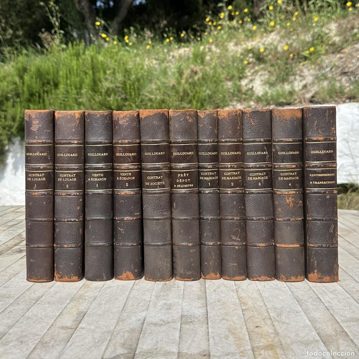 Libros antiguos: S. XIX - LOTE DE LIBROS JURIDICOS ANTIGUOS - ENCUADERNACI&Oacute;N - DERECHO -