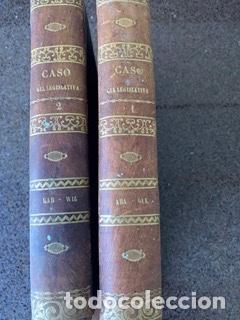 Libros antiguos: Guia Legislativa 1859-1860 por D. Jose Indalecio Caso. Dos vol&uacute;menes.