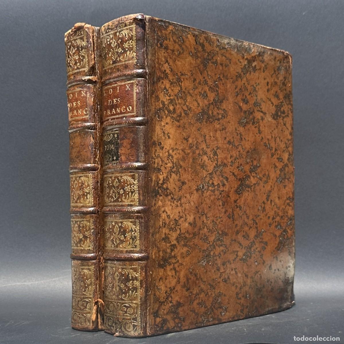 Antiquarische B&uuml;cher: A&Ntilde;O 1766 - Antiguas leyes de los franceses, conservadas en las costumbres inglesas - Derecho