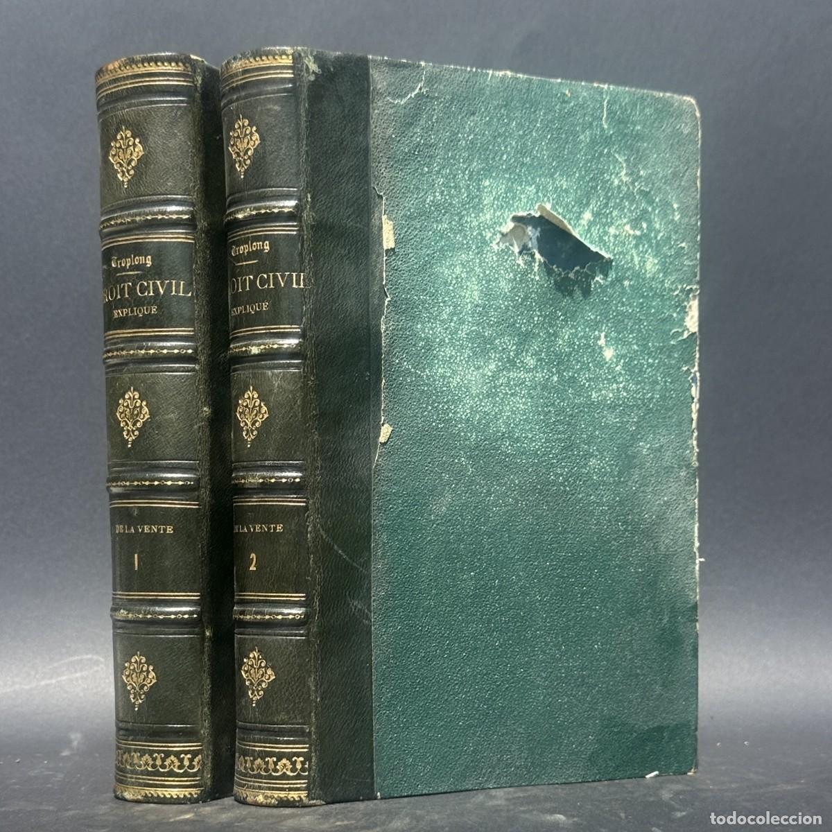 Antiquarische B&uuml;cher: a&ntilde;o 1845 - LA VENTA - LE DROIT CIVIL - DERECHO CIVIL -