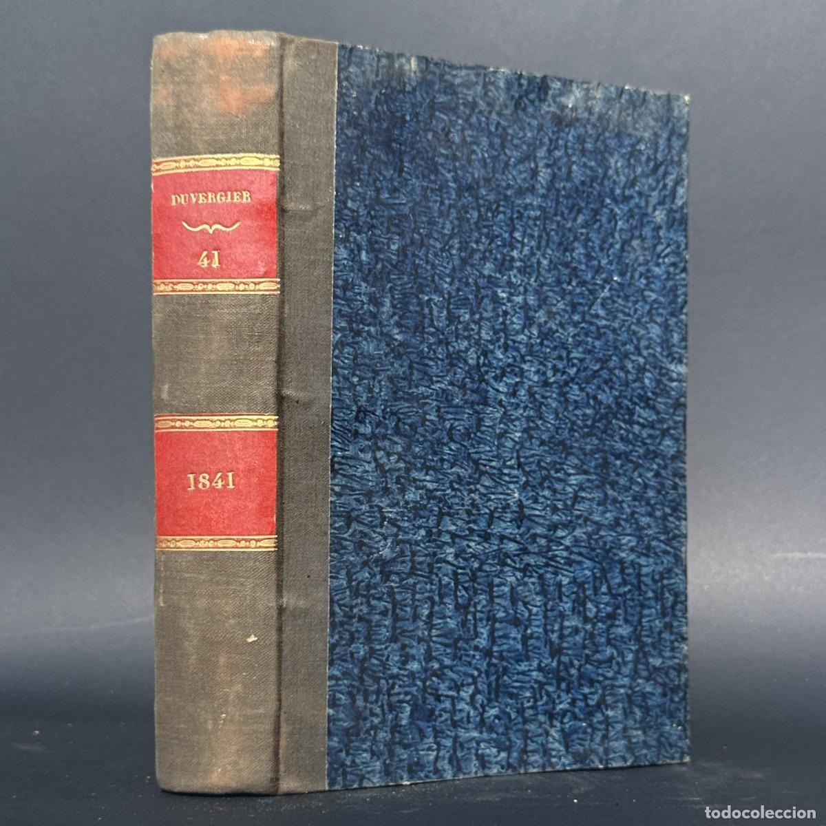 Antiquarische B&uuml;cher: a&ntilde;o 1841 - LOIS, DECRETS, ORDONNANCES, REGLEMENS... - DERECHO FRANCES -