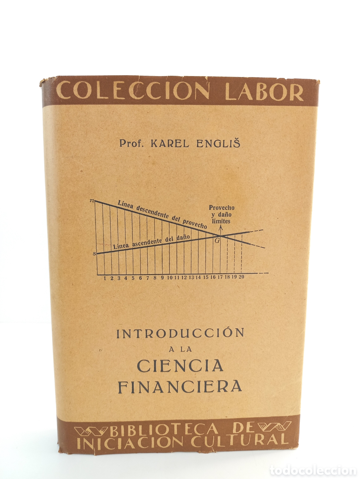 Libros antiguos: Introducci&oacute;n a la Ciencia Financiera. Karel Englis. Labor, primera edici&oacute;n, 1937.