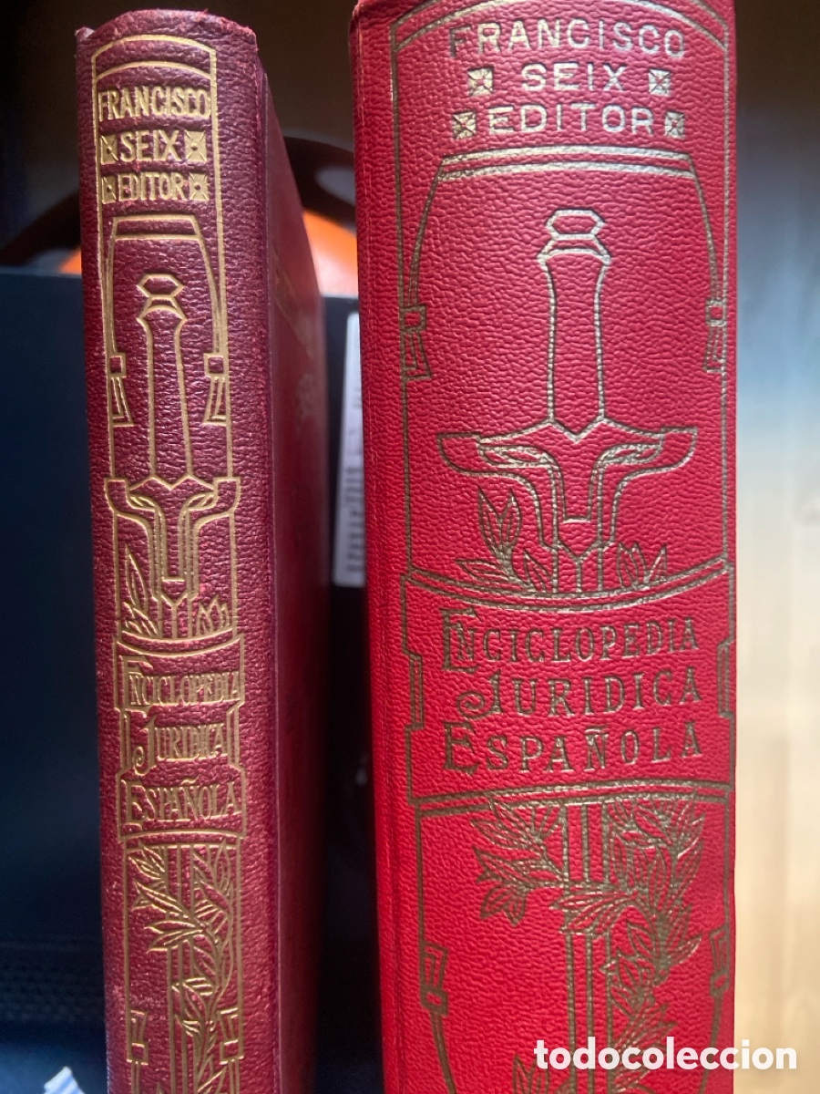 Libros antiguos: Enciclopedia jur&iacute;dica espa&ntilde;ola 34 tomos, editorial Francisco Seix, Barcelona.