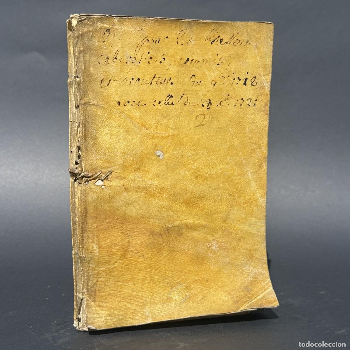 Antiquarische B&uuml;cher: A&Ntilde;O 1718 - ORDENANZAS DE LOS MAGISTRADOS DE TOURNAY - DERECHO - CERVEZA - PERGAMINO