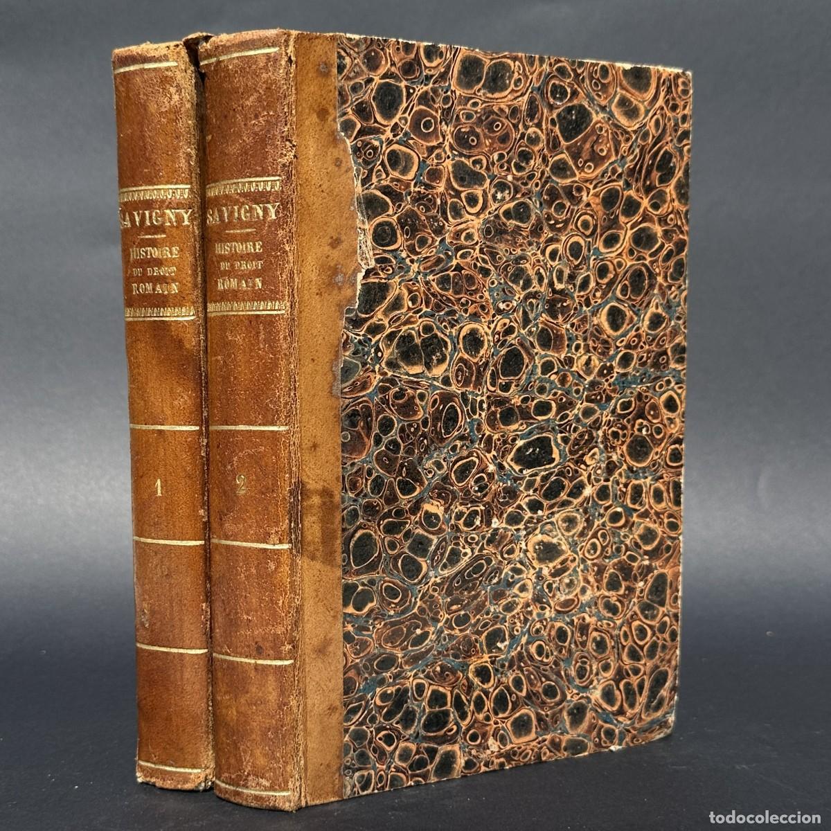 Libros antiguos: A&Ntilde;O 1830 - HISTOIRE DU DROIT ROMAIN AU MOYEN AGE - HISTORIA DEL DERECHO ROMANO EN LA EDAD MEDIA -
