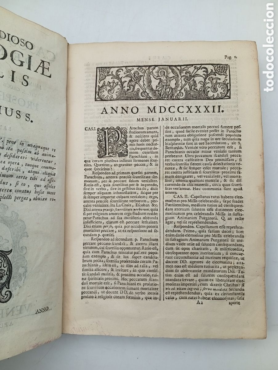 Libros antiguos: Casus consciente de mandato 1762 - Foto 3
