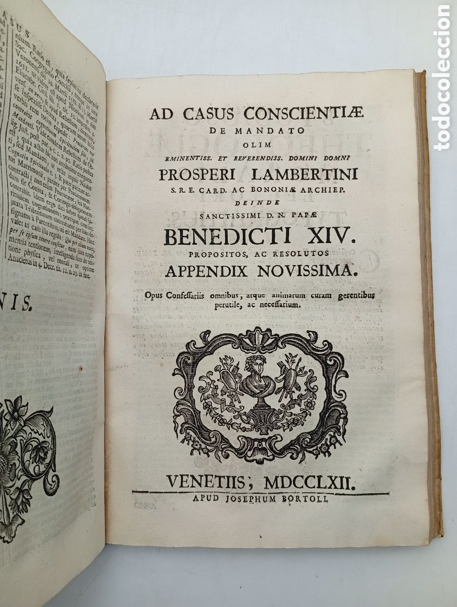 Libros antiguos: Casus consciente de mandato 1762 - Foto 4