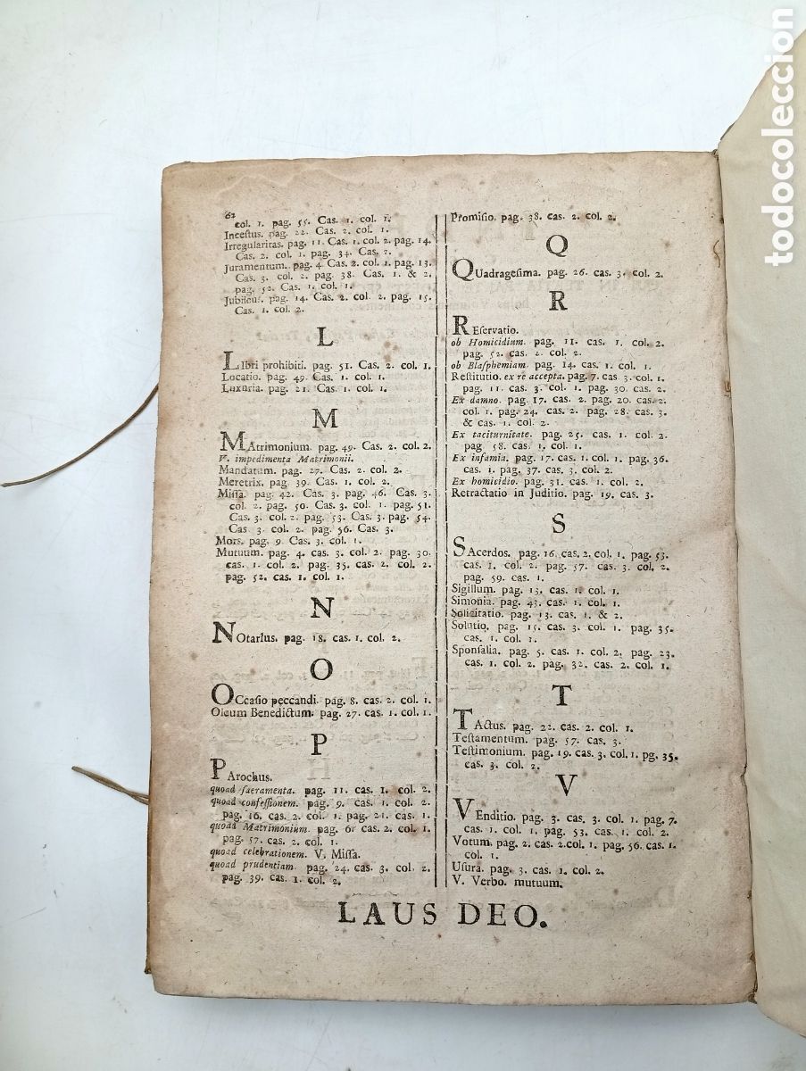 Libros antiguos: Casus consciente de mandato 1762 - Foto 7