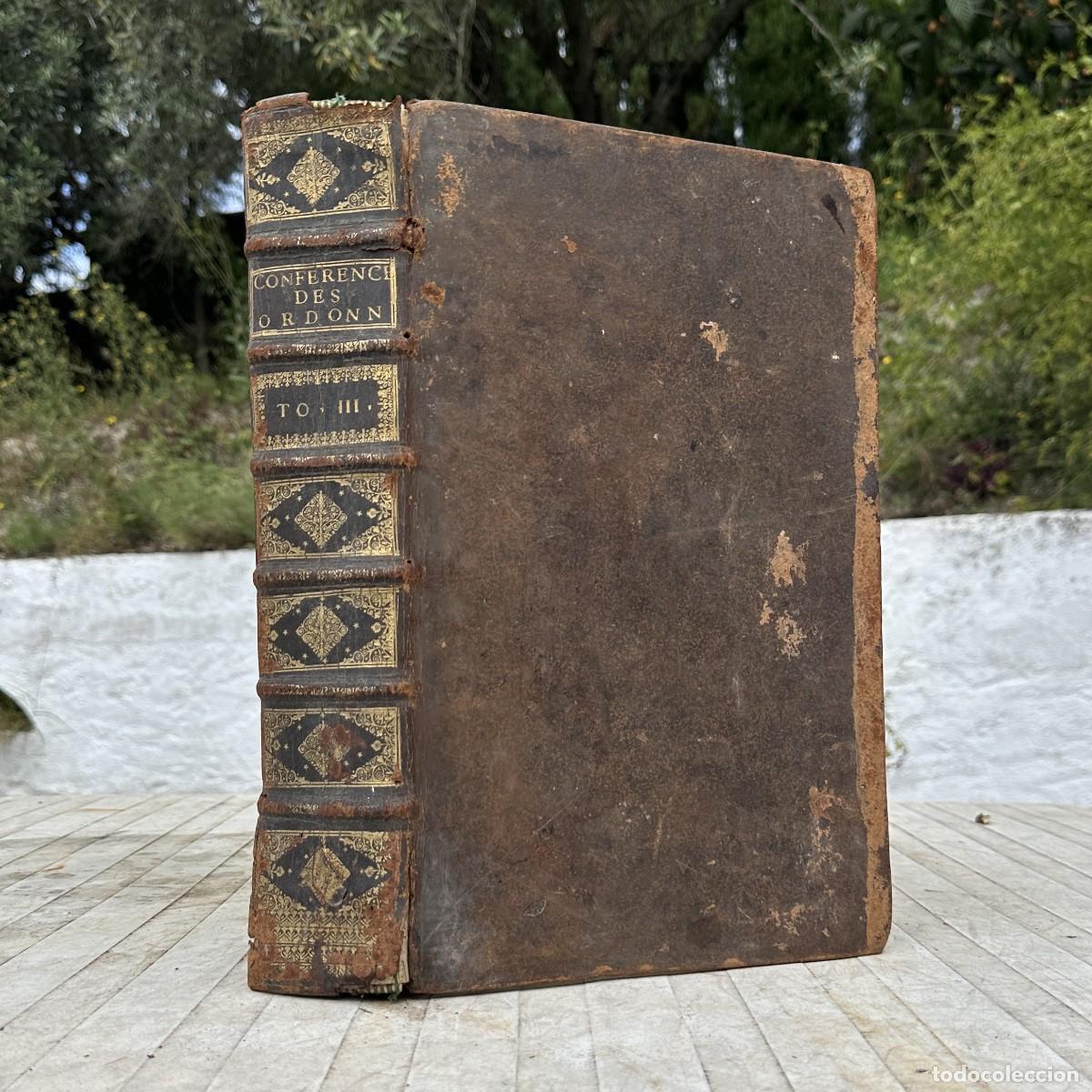 Libros antiguos: a&ntilde;o 1678 - ORDENANZAS Y EDICTOS REALES - DERECHO FRANCES - GRAN VOLUMEN LEGAL - DERECHO ROMANO