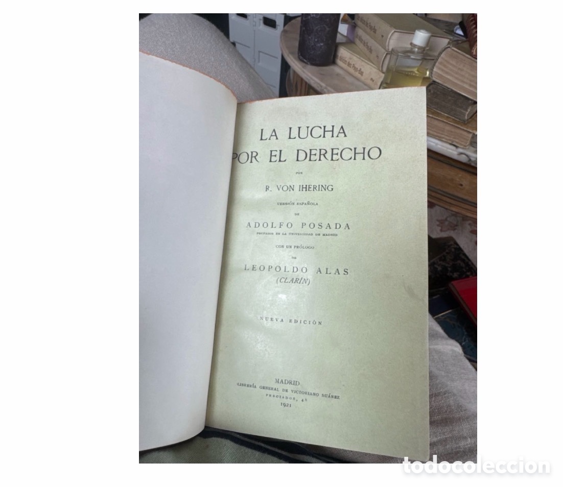Libros antiguos: La Lucha por el Derecho