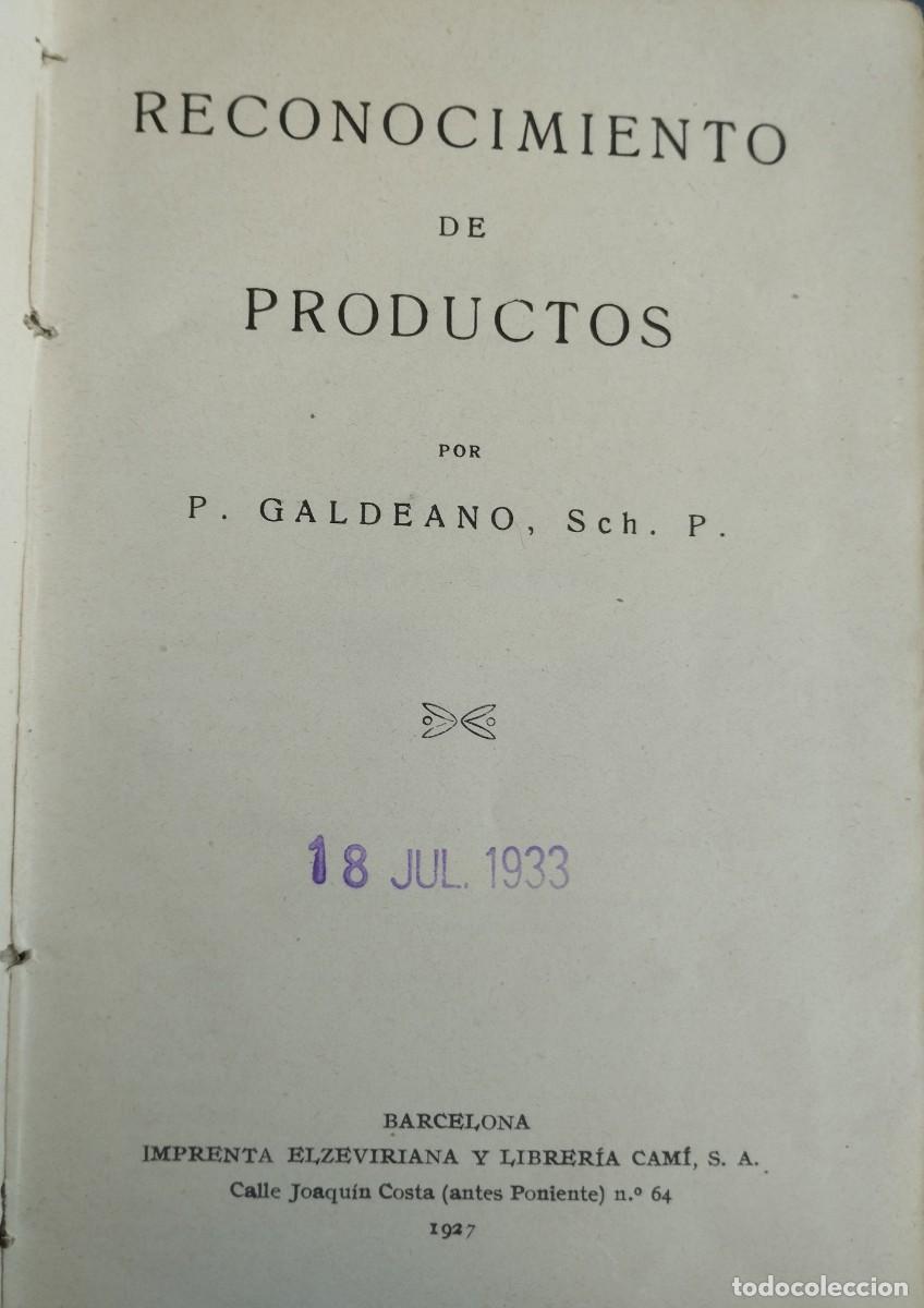 Libros antiguos: Reconocimiento de Productos