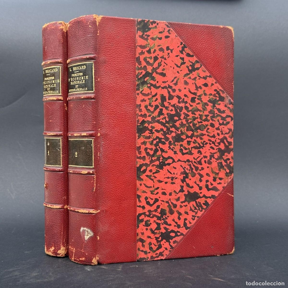 Libros antiguos: A&Ntilde;O 1929 - PRINCIPES D'ECONOMIE NATIONAL ET INTERNATIONALE - ECONOMIA - LUCIEN BROCARD