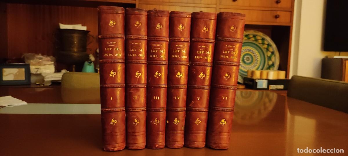 Libros antiguos: Comentarios a la ley de enjuiciamiento civil Manresa 1910