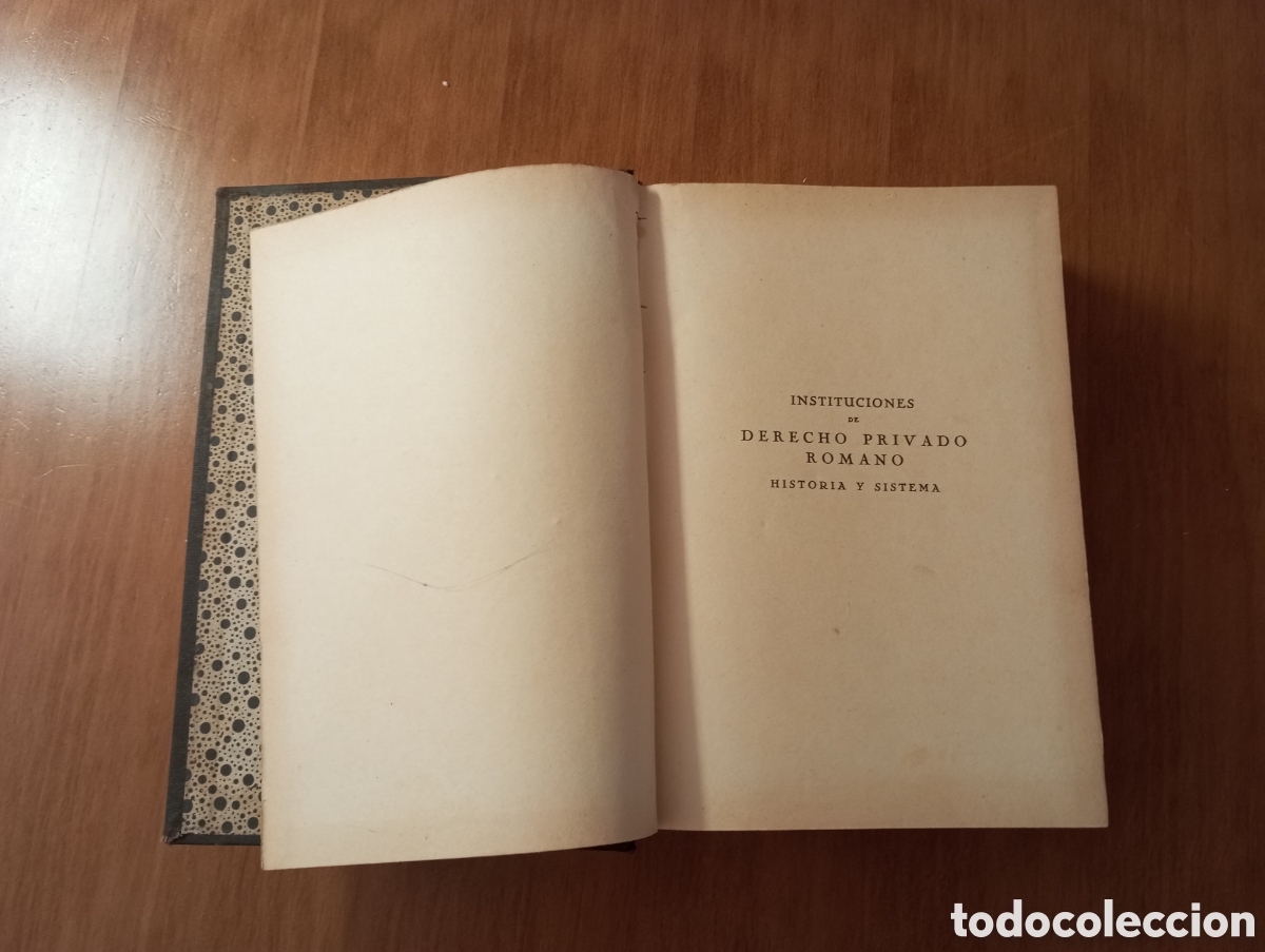 Libros antiguos: 1936 Derecho Romano R. Sohm