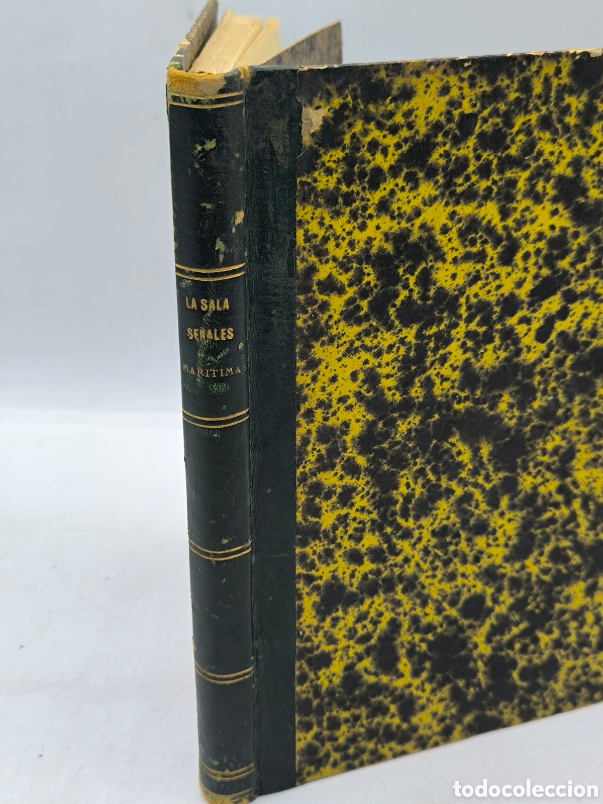 Libros antiguos: Se&ntilde;ales mar&iacute;timas lecciones explicadas en la escuela especial de ingenieros P&eacute;rez de la Sala. 1868