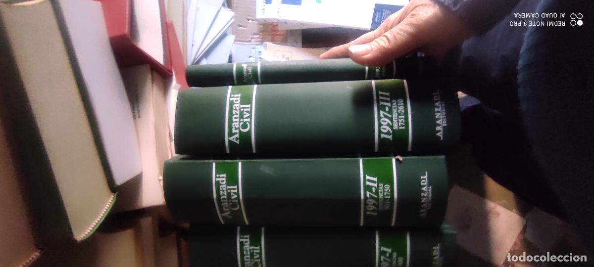 Libros antiguos: Aranzadi Civil, 1997, 3 vols l derecho