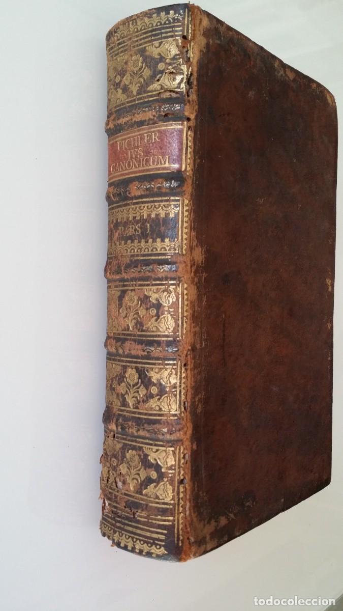 Libros antiguos: Vitus Pichler: Candidatus Abbreviatus Jurisprudentiae, 1764, DERECHO CANONICO
