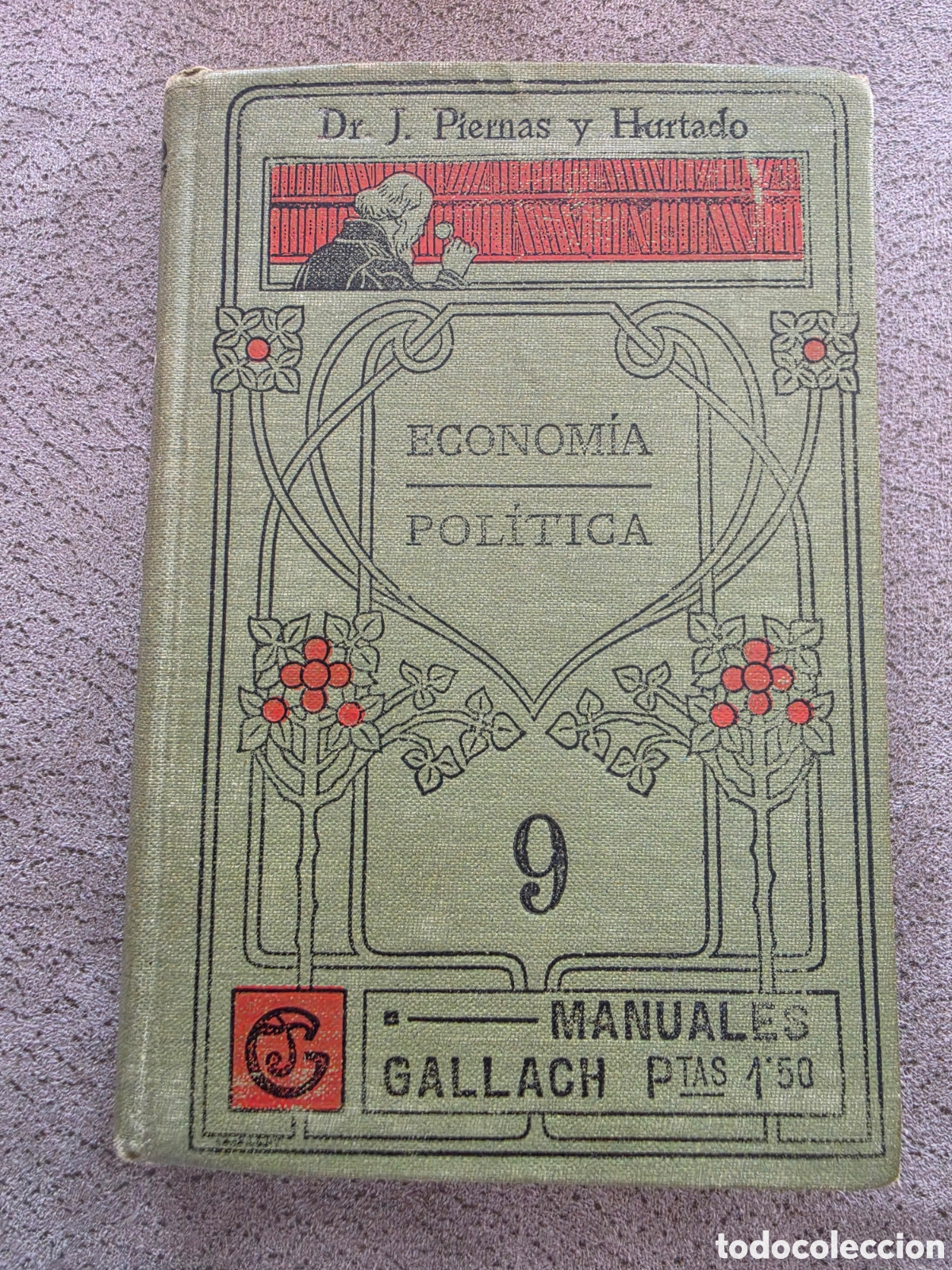 Libros antiguos: Libro Vocabulario de la Econom&iacute;a - J. Piernas Hurtado - Manuales Gallach / Soler - Antiguo