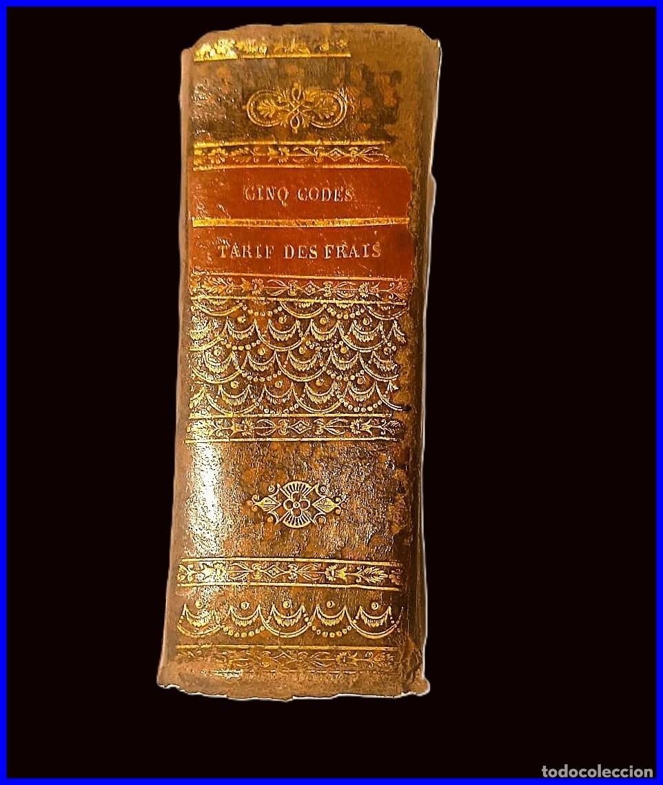 Libros antiguos: A&ntilde;o 1820: Los cinco C&oacute;digos. Incluye la Carta Constitucional y c&oacute;digos de derecho civil, penal...