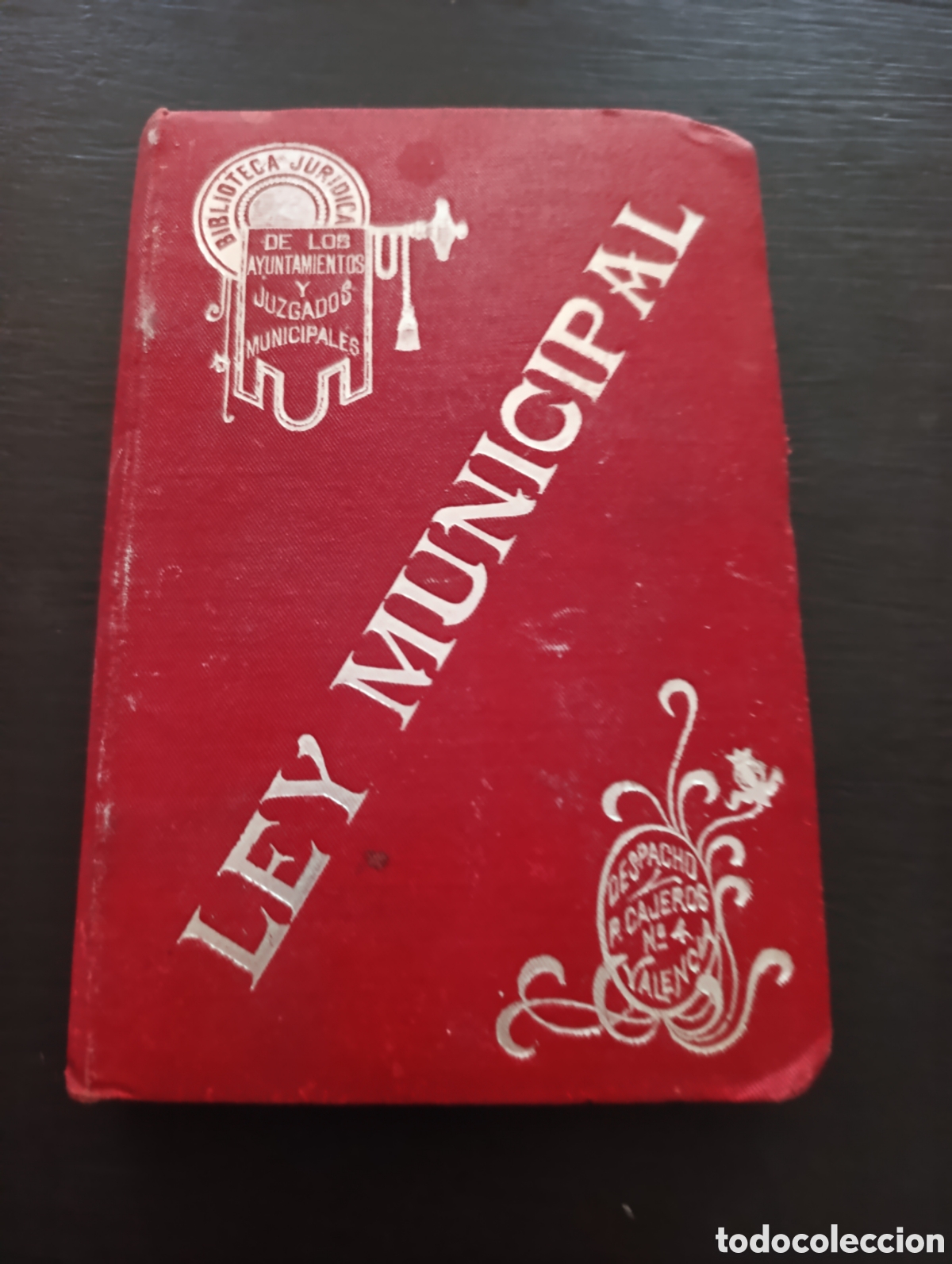 Libros antiguos: Ley Municipal. Nov 1909. Jos&eacute; Vila Serra